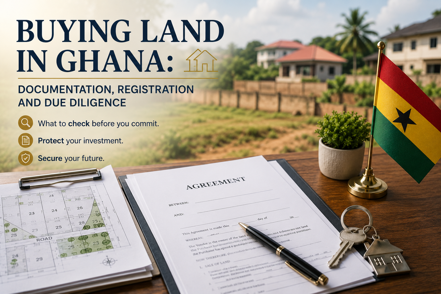 Buying Land in Ghana: Documentation, Registration and Due Diligence
